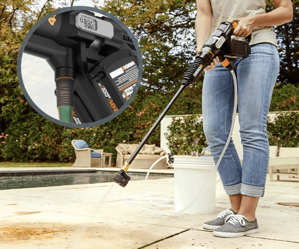 ️ WORX 40V Power Share Hydroshot 2X20V Portable Power Cleaner (Batteries & Charger Included) – WG644 ️
